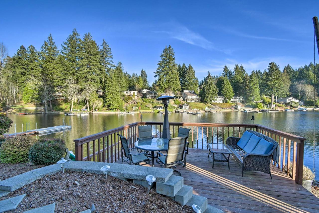 The Peacock House - Waterfront Home With Hot Tub! Олімпія Екстер'єр фото