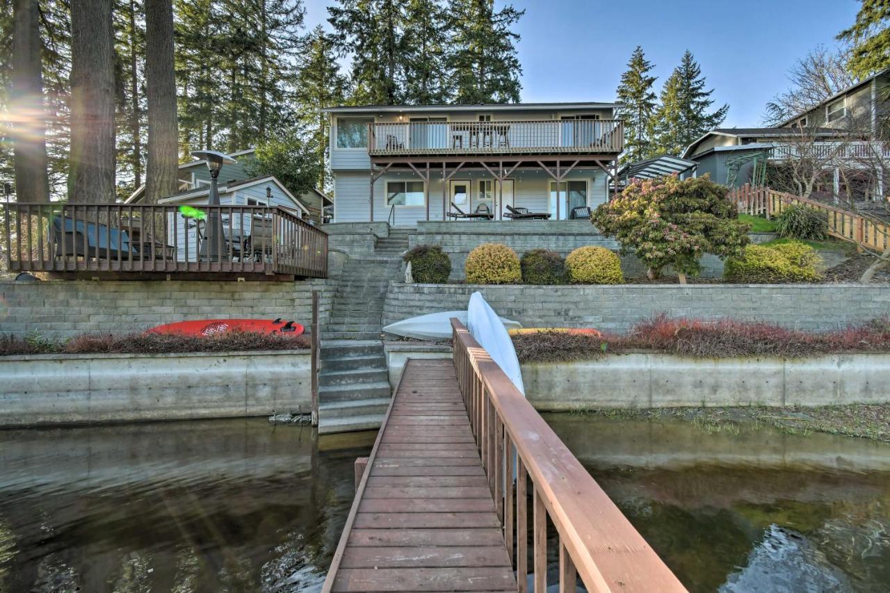 The Peacock House - Waterfront Home With Hot Tub! Олімпія Екстер'єр фото